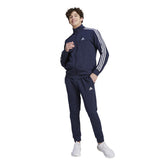 adidas Tuta Full Zip 3 Stripes Uomo Nero | NonSoloSport