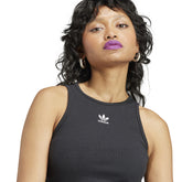 Canotta Donna adidas Rib Nero | NonSoloSport