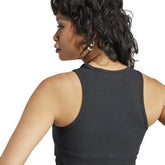 Canotta Donna adidas Rib Nero | NonSoloSport