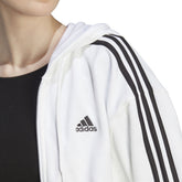 adidas Felpa 3Stripes Donna Bianco | NonSoloSport