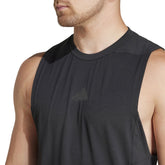 Canotta Uomo Adidas Designed For Training Workout Nero | NonSoloSport