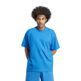 T-Shirt Uomo adidas Cotone C Blu | NonSoloSport