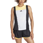 Canotta Donna adidas Match Tank Pro Roland Garros Bianco Nero | NonSoloSport