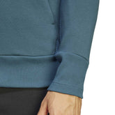 Felpa Uomo adidas Dk Full Zip Cappuccio Zne Celeste | NonSoloSport
