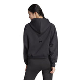 adidas Felpa Zne Full Zip Donna Nero | NonSoloSport