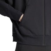 adidas Felpa Zne Full Zip Donna Nero | NonSoloSport