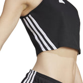 Canotta Donna adidas 3Stripes Fi Nero | NonSoloSport