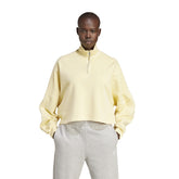 Felpa Donna adidas Hz Essential Giallo | NonSoloSport