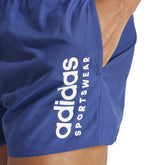 adidas Shorts da Nuoto Logo CLX Uomo Blu Bianco | NonSoloSport