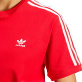 T-Shirt Donna adidas 3 Stripes Rosso | NonSoloSport