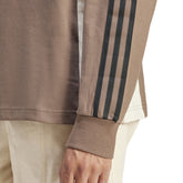 adidas T-Shirt Maglia Lunga Rugby Uomo Marrone | NonSoloSport