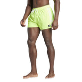 adidas Shorts Nuoto 3 Stripes CLX Uomo Giallo Fluo | NonSoloSport