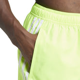 adidas Shorts Nuoto 3 Stripes CLX Uomo Giallo Fluo | NonSoloSport