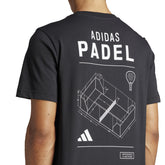 T-Shirt Uomo adidas Padel G T Nero | NonSoloSport
