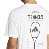 adidas T-Shirt tennis AEROREADY Category Graphic Uomo Bianco | NonSoloSport