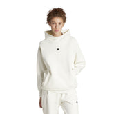 Felpa Donna adidas Z.N.E. Bianco | NonSoloSport