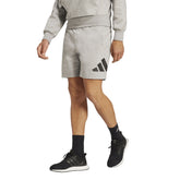 Shorts Uomo Adidas Essentials Big Logo Single Grigio Nero | NonSoloSport