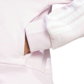 Felpa Donna adidas Essentials 3 Stripes Rosa Bianco | NonSoloSport