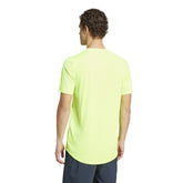 adidas T-Shirt Tennis Club 3-Stripes Uomo Lime | NonSoloSport