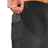 Shorts Donna Adidas Optime Essentials Stash Pocket 7-Inch Nero | NonSoloSport