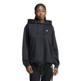 adidas Felpa Trefoil Oversized Donna Nero | NonSoloSport