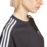 adidas T-Shirt 3 Stripes Donna Nero | NonSoloSport