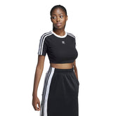 T-Shirt Donna Adidas 3 Stripes Baby Nero | NonSoloSport