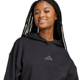 Felpa Donna Adidas ALL SZN French Terry Loose Nero | NonSoloSport