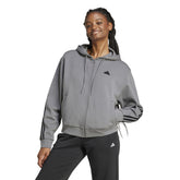 adidas Felpa Future Icons 3-Stripes Donna Grigio | NonSoloSport