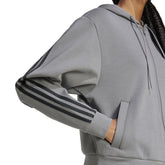 adidas Felpa Future Icons 3-Stripes Donna Grigio | NonSoloSport