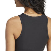 Canotta Donna Adidas Essentials Ribbed Nero | NonSoloSport