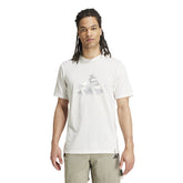 T-Shirt Uomo adidas Train Essentials Camo Graphic Logo Bianco | NonSoloSport