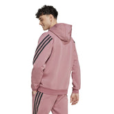 Felpa Uomo adidas Future Icons 3-Stripes Preloved Crimson | NonSoloSport