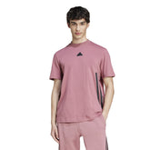 adidas T-Shirt Future Icons 3 Stripes Uomo Rosso | NonSoloSport