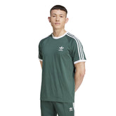 adidas T-Shirt adicolor Classics 3 Stripes Uomo Verde | NonSoloSport