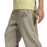 Pantaloni Uomo Adidas ZNE Open Hem Beige | NonSoloSport
