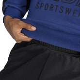 Felpa Uomo Adidas House of Tiro Blu | NonSoloSport