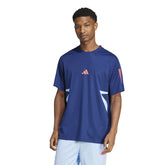 T-Shirt Uomo Adidas House of Tiro Colourblock Blu | NonSoloSport