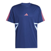 T-Shirt Uomo Adidas House of Tiro Colourblock Blu | NonSoloSport