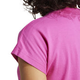 T-Shirt Donna Adidas Essentials Linear Fucsia | NonSoloSport
