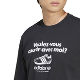 T-Shirt Uomo Adidas Graphic Nero | NonSoloSport