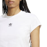 T-Shirt Donna Adidas Essentials Slim Bianco | NonSoloSport