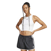 Canotta Donna Adidas Essentials Ribbed Bianco | NonSoloSport