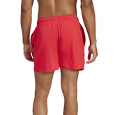 Shorts Nuoto Uomo Adidas Solid CLX Short-Length Rosso | NonSoloSport