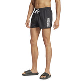 Shorts Nuoto Uomo Adidas Essentials Logo CLX Nero | NonSoloSport