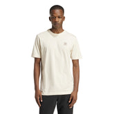 T-Shirt Uomo Adidas Trefoil Essentials Beige | NonSoloSport