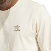 T-Shirt Uomo Adidas Trefoil Essentials Beige | NonSoloSport
