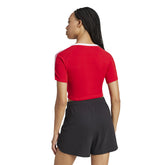 T-Shirt Donna Adidas 3-Stripes Baby Rosso | NonSoloSport