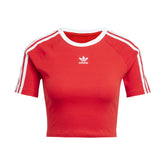 T-Shirt Donna Adidas 3-Stripes Baby Rosso | NonSoloSport