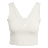 Canotta Donna Adidas Essentials Small Logo Cotton Lifestyle Donna Grigio | NonSoloSport